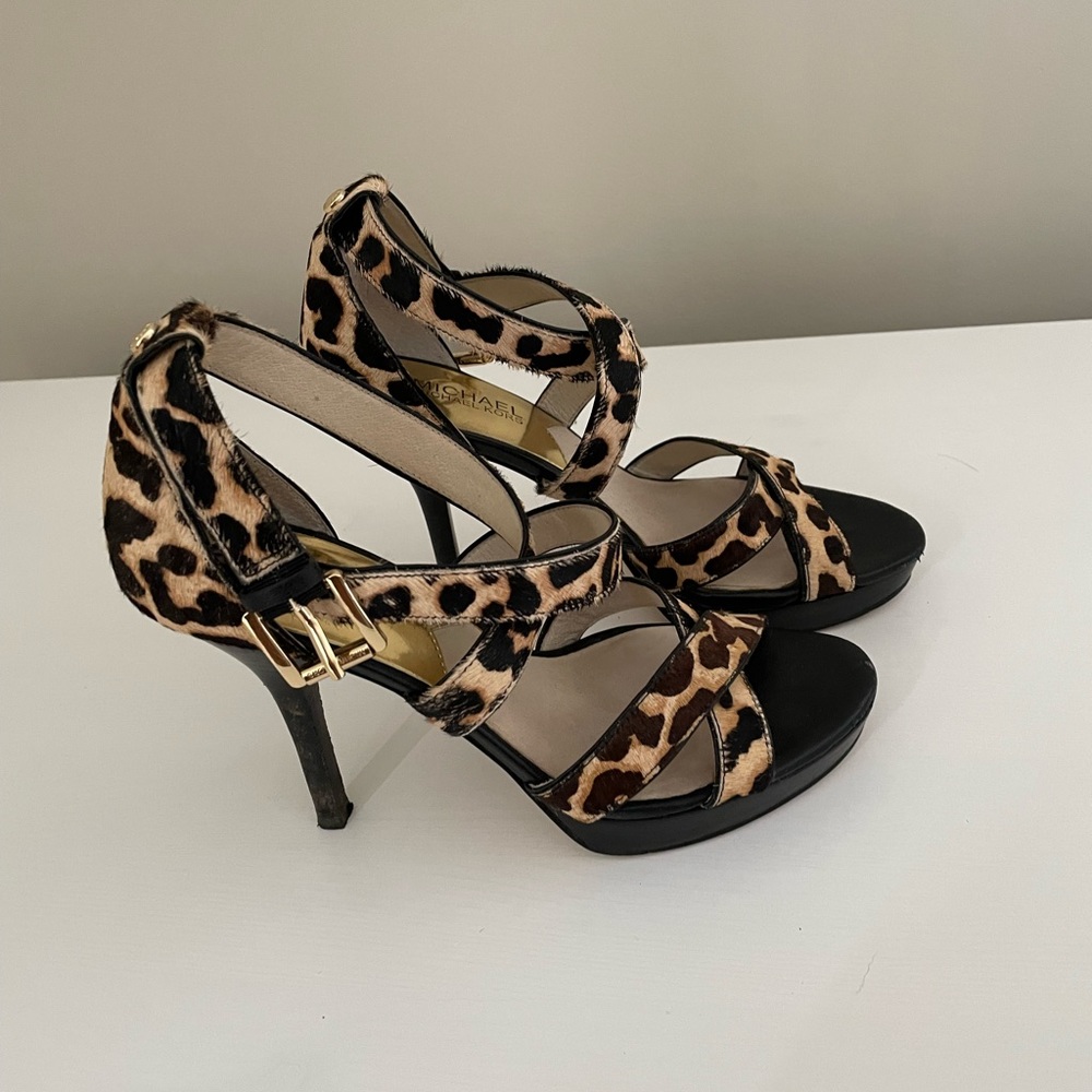 Michael Kors Calf Hair Heels/Sandles Size 7
